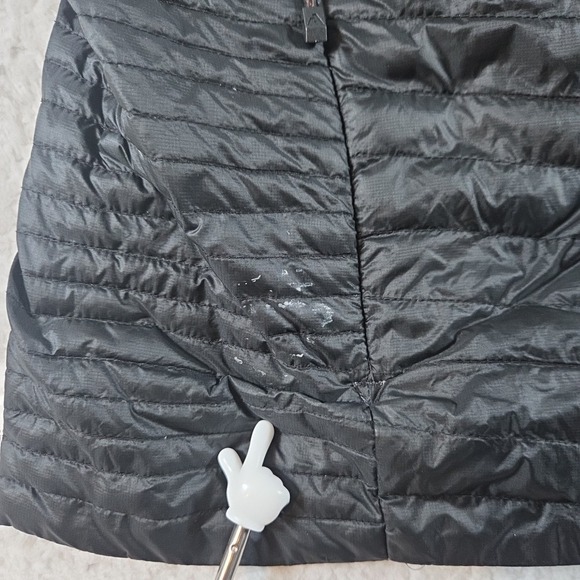 Eddie Bauer First Ascen EB 800 Fill Black Puffer Jacket Womens Large Goose Down - Picture 2 of 8